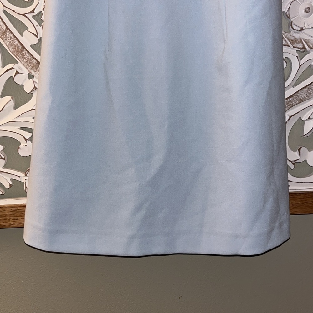 French Connection Women's Whisper Light Stretch Solid Mini Light Blue Dress sz 6 - Picture 9 of 17